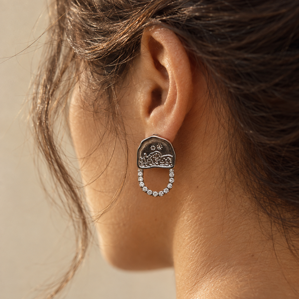Boucles d’oreilles Stella Argento